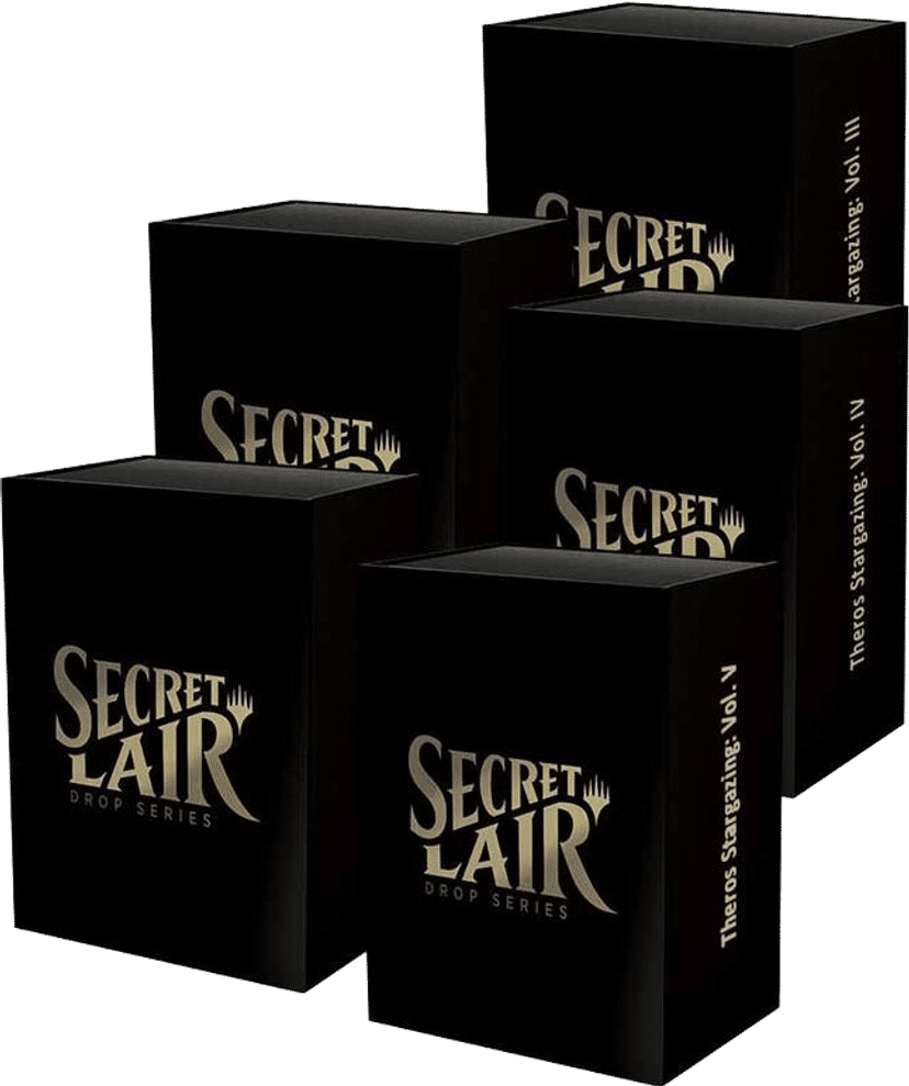 Secret Lair Bundle Theros Stargazing Vol I-V from Secret Lair Drop - Magic: The Gathering