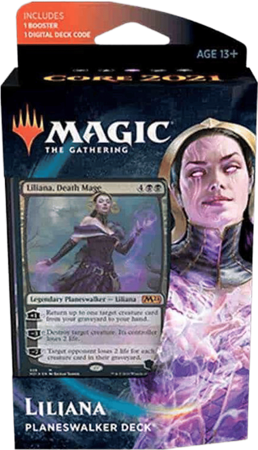 Core Set 2021 Planeswalker Deck Liliana from Core Set 2021 - Magic: The Gathering