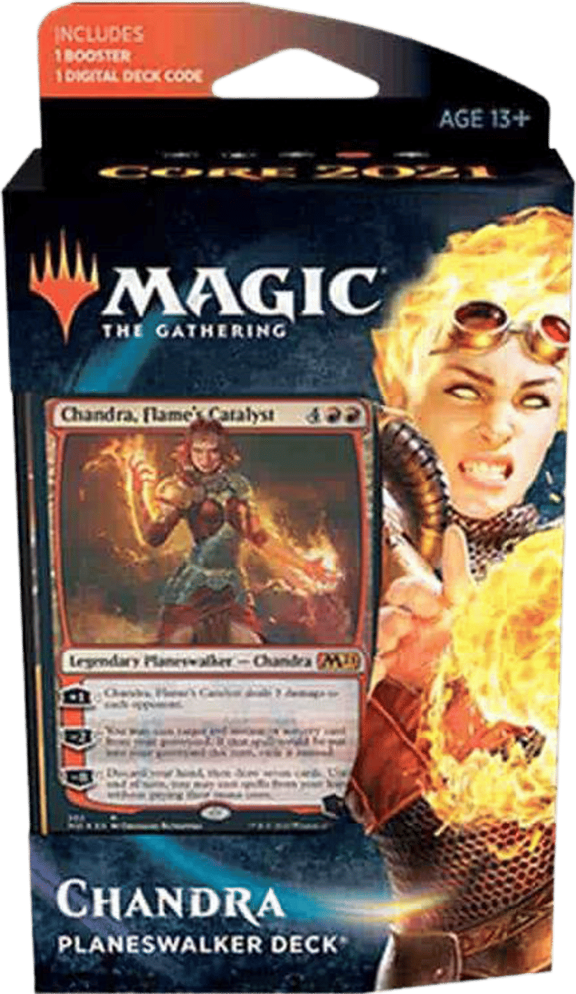 Core Set 2021 Planeswalker Deck Chandra from Core Set 2021 - Magic: The Gathering