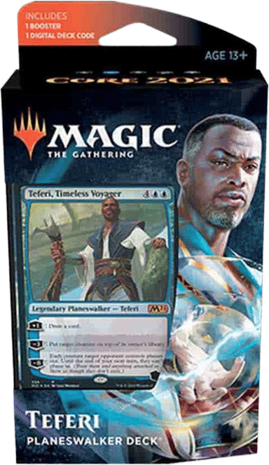 Product image for Core Set 2021 Planeswalker Deck Teferi