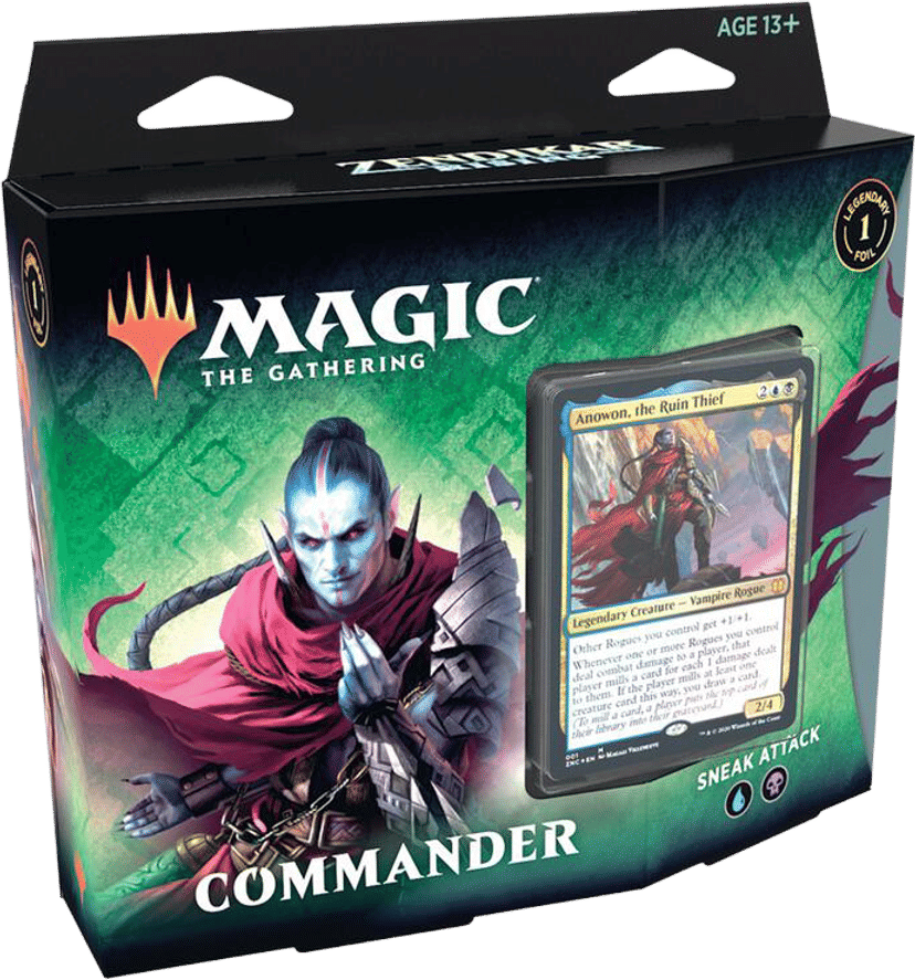 Deck Commander Zendikar Rising Sneak Attack from Zendikar Rising Commander - Magic: The Gathering