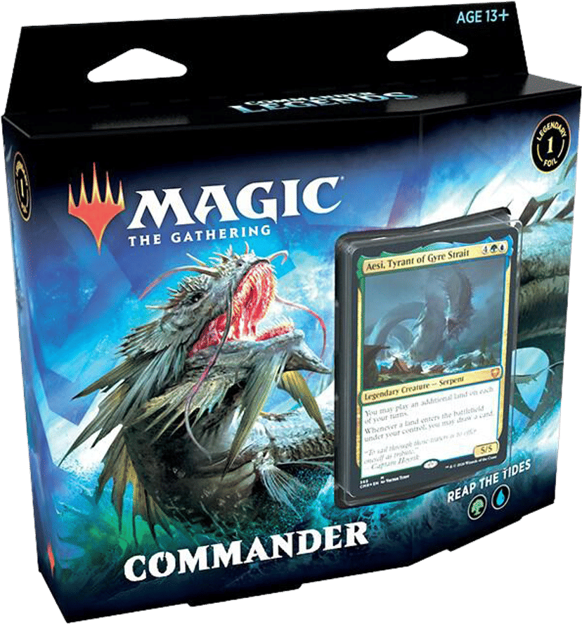 Commander Legends Commander Deck Reap the Tides from Commander Legends - Magic: The Gathering