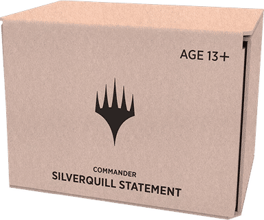 Product image for Deck Commander Commander 2021 Silverquill Statement Minimal Packaging