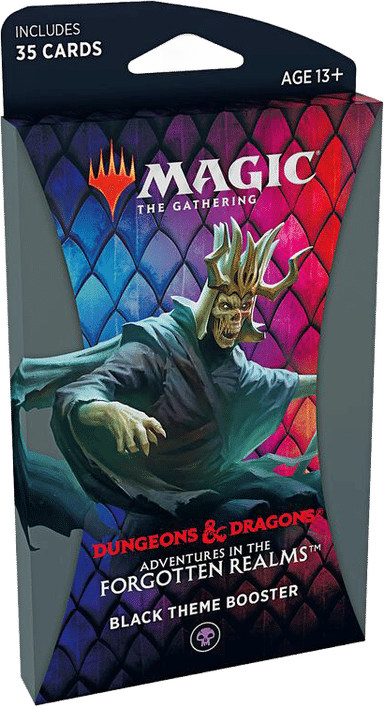 Product image for Adventures in the Forgotten Realms Theme Booster Black