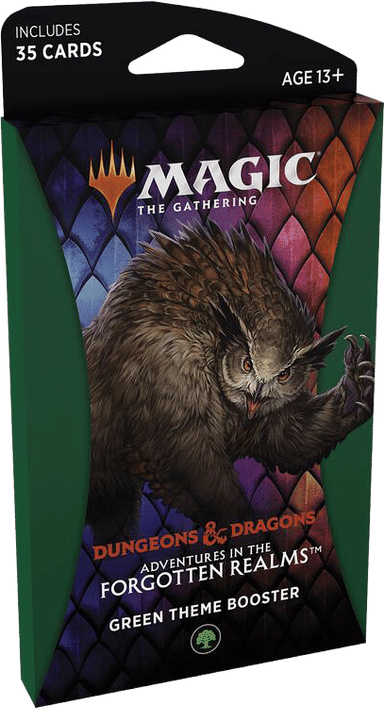 Product image for Adventures in the Forgotten Realms Theme Booster Green