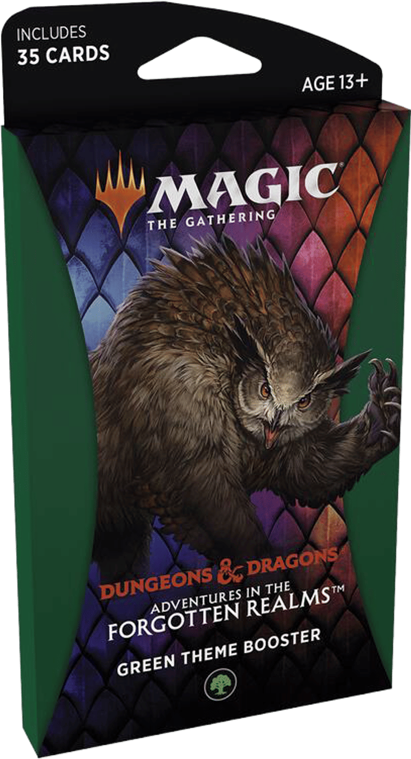 Adventures in the Forgotten Realms Theme Booster Green from Adventures in the Forgotten Realms - Magic: The Gathering