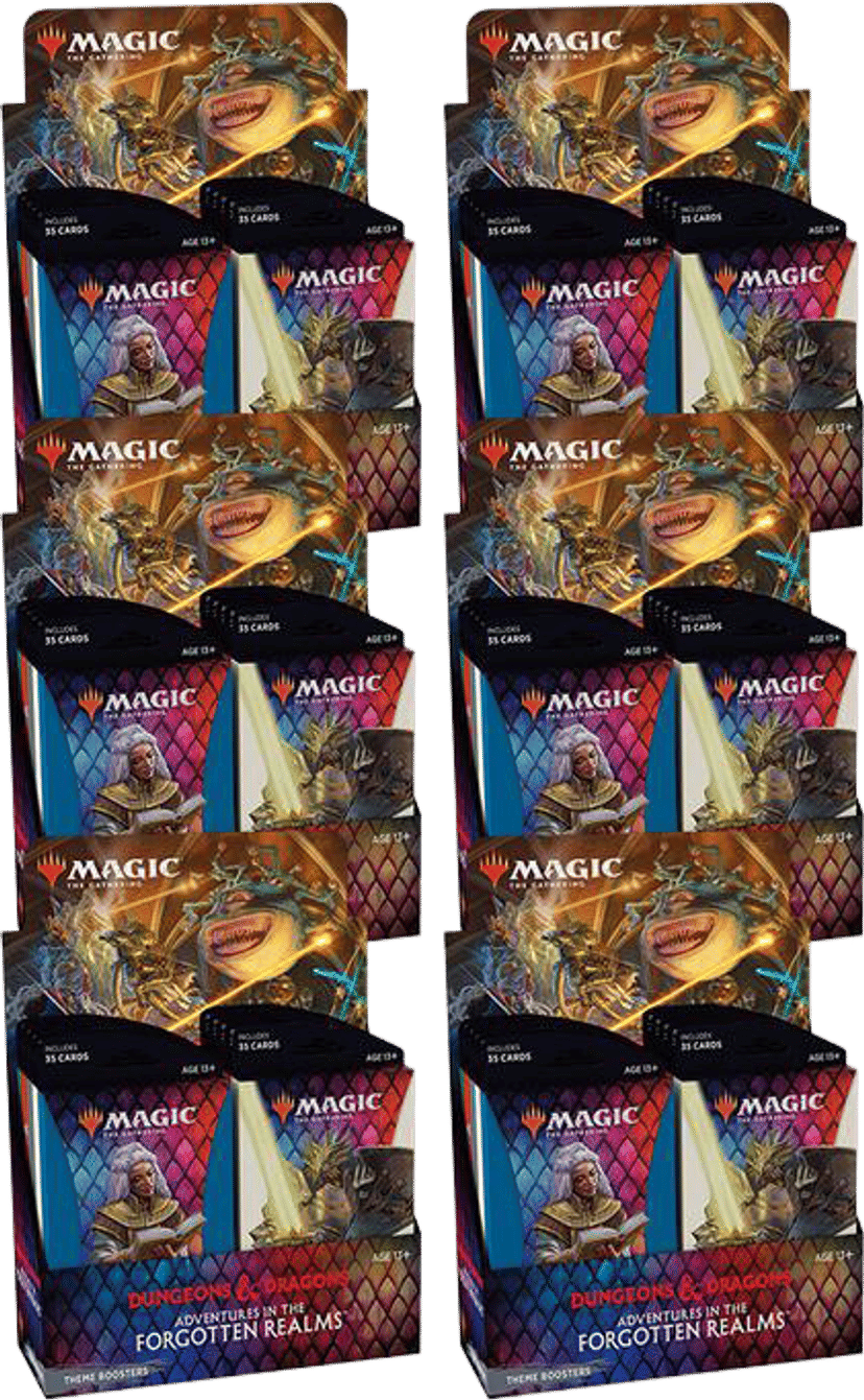 Adventures in the Forgotten Realms Theme Booster Box Case from Adventures in the Forgotten Realms - Magic: The Gathering
