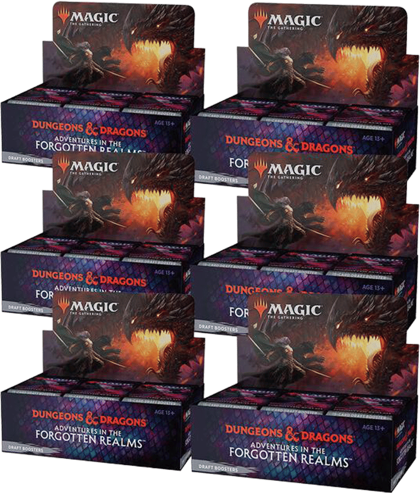 Adventures in the Forgotten Realms Draft Booster Box Case from Adventures in the Forgotten Realms - Magic: The Gathering