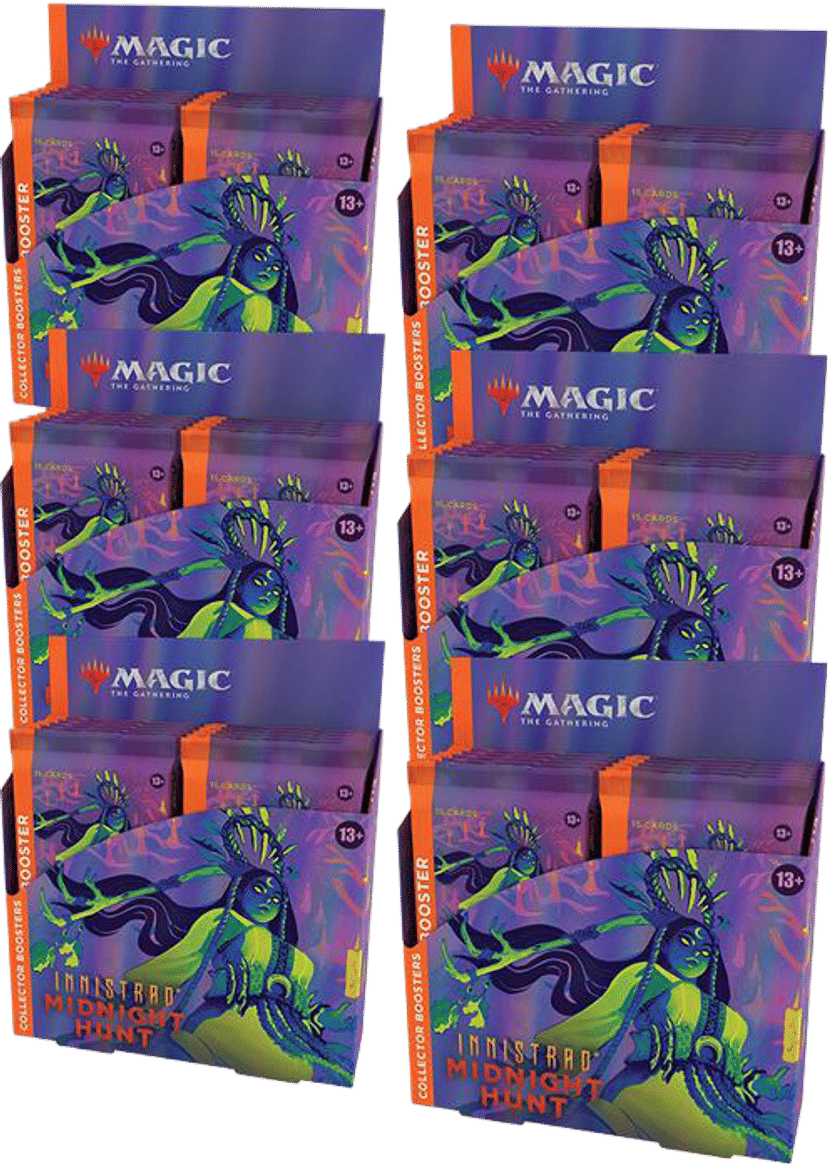Innistrad Midnight Hunt Collector Booster Box Case from Innistrad: Midnight Hunt - Magic: The Gathering