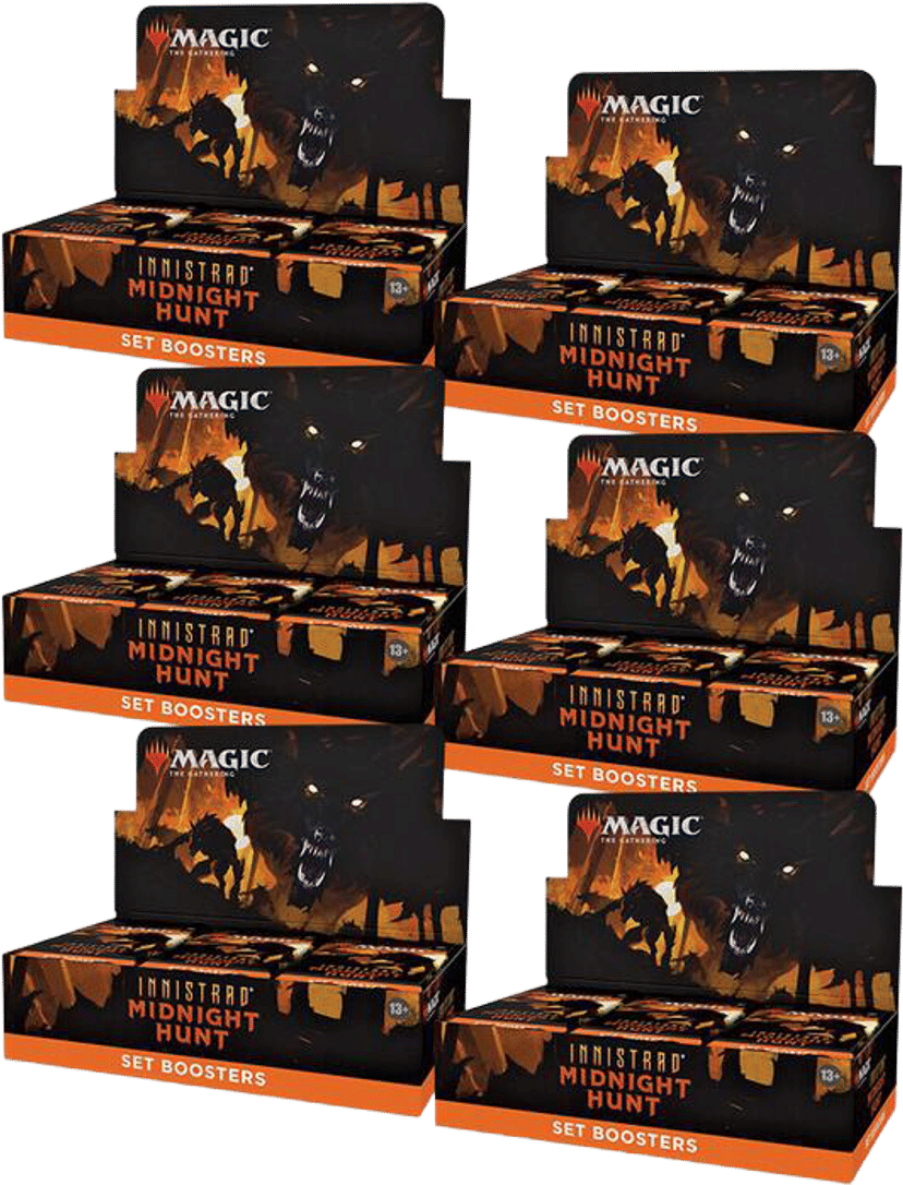 Innistrad Midnight Hunt Set Booster Box Case from Innistrad: Midnight Hunt - Magic: The Gathering