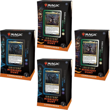 Product image for Innistrad Midnight Hunt Commander Deck Display