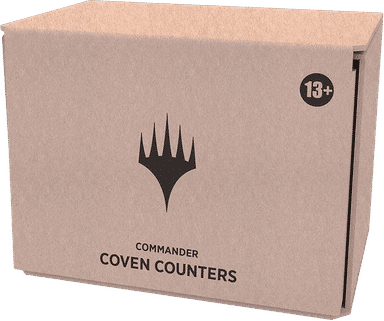 Product image for Innistrad Midnight Hunt Commander Deck Coven Counters Minimal Packaging