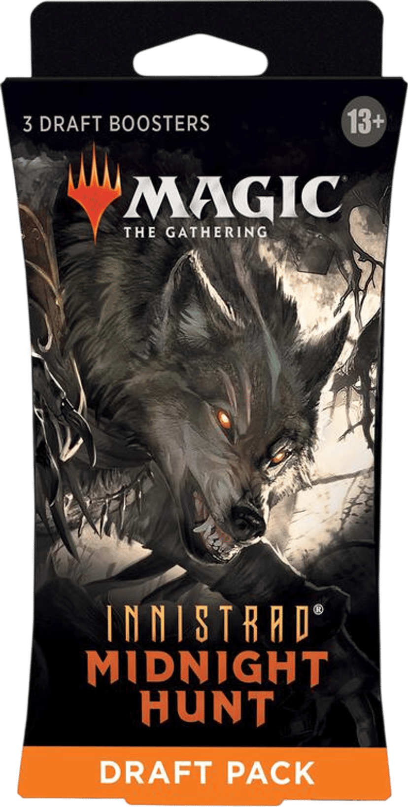 Innistrad Midnight Hunt 3 Booster Draft Pack from Innistrad: Midnight Hunt - Magic: The Gathering