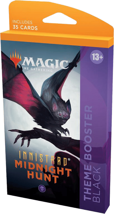 Product image for Innistrad Midnight Hunt Theme Booster Black