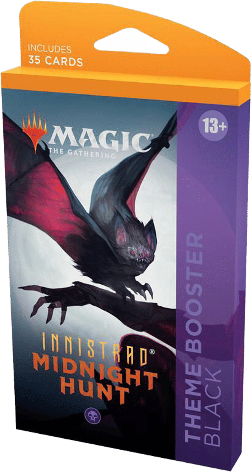 Innistrad Midnight Hunt Theme Booster Black from Innistrad: Midnight Hunt - Magic: The Gathering