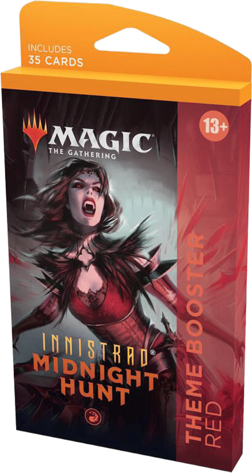 Innistrad Midnight Hunt Theme Booster Red from Innistrad: Midnight Hunt - Magic: The Gathering
