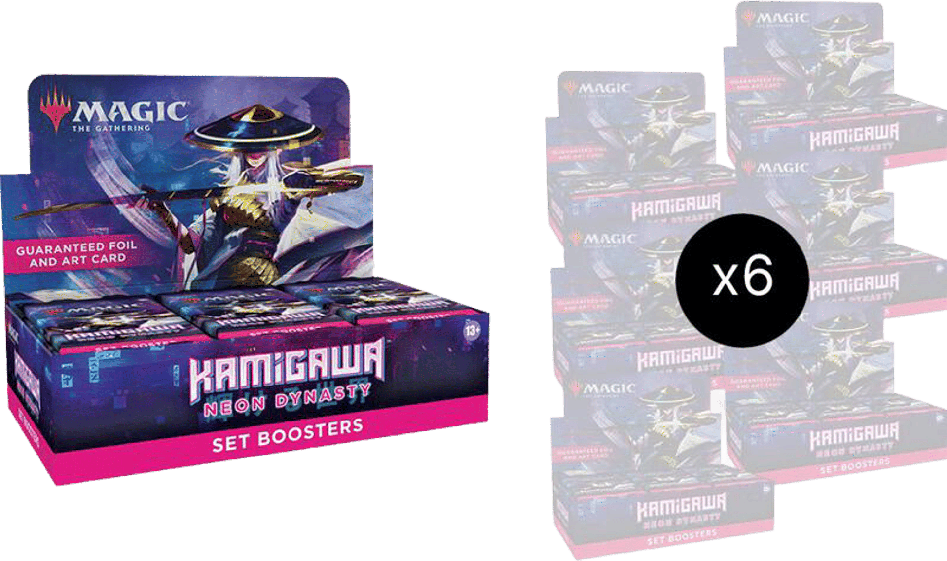 Product image for Kamigawa Neon Dynasty Set Booster Box Case