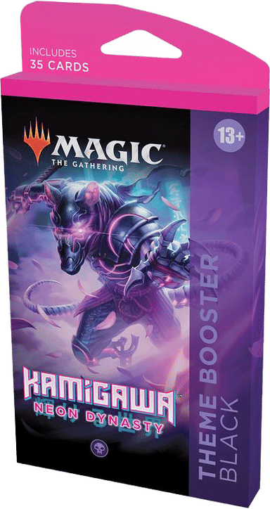 Product image for Kamigawa Neon Dynasty Theme Booster Black