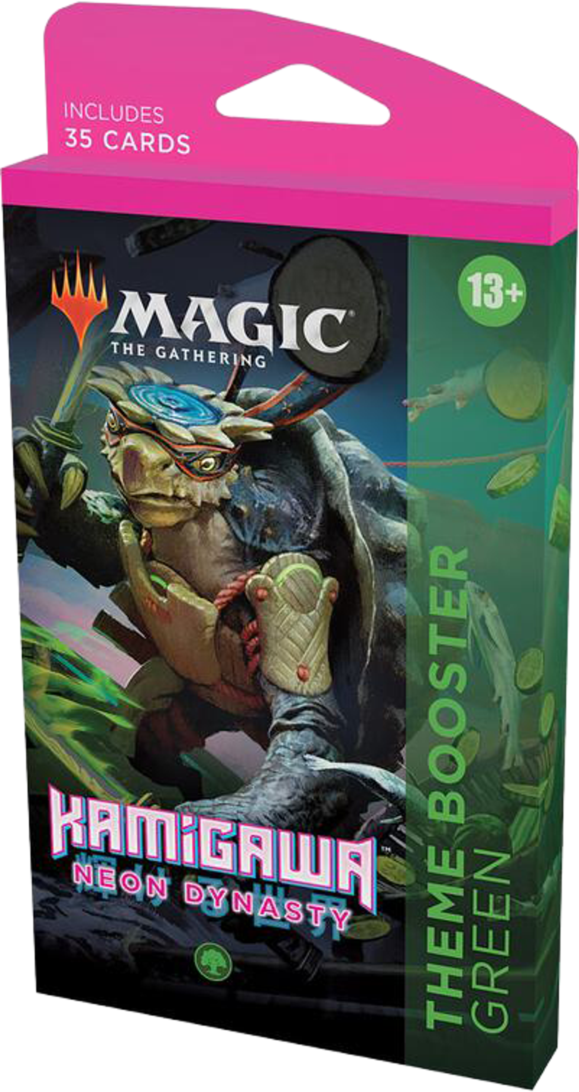 Product image for Kamigawa Neon Dynasty Theme Booster Green