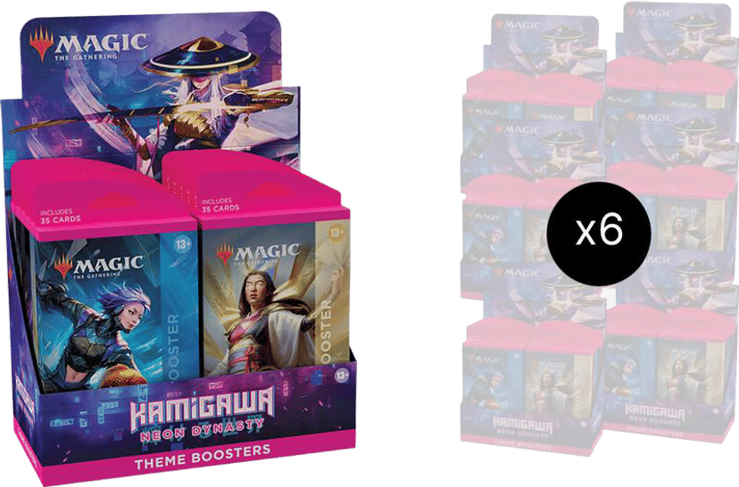 Kamigawa Neon Dynasty Theme Booster Box Case from Kamigawa: Neon Dynasty - Magic: The Gathering