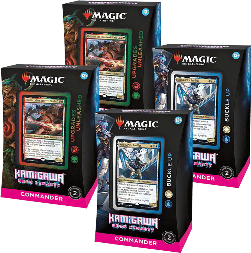 Kamigawa Neon Dynasty Commander Deck Display from Neon Dynasty Commander - Magic: The Gathering