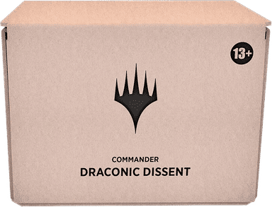 Product image for Commander Legends Battle for Baldurs Gate Commander Deck Draconic Dissent Minimal Packaging
