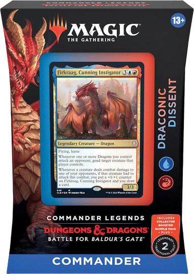 Product image for Commander Legends Battle for Baldurs Gate Commander Deck Draconic Dissent