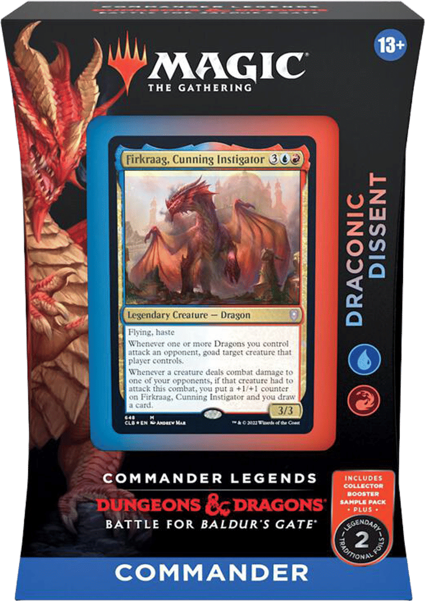 Commander Legends Battle for Baldurs Gate Commander Deck Draconic Dissent from Commander Legends: Battle for Baldur's Gate - Magic: The Gathering