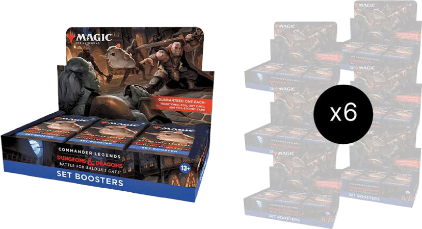 Commander Legends Battle for Baldurs Gate Set Booster Box Case from Commander Legends: Battle for Baldur's Gate - Magic: The Gathering