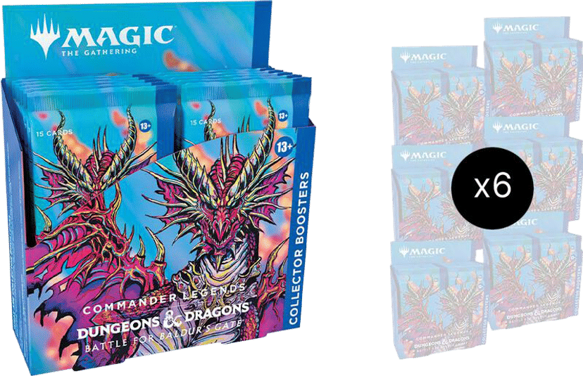 Commander Legends Battle for Baldurs Gate Collector Booster Box Case from Commander Legends: Battle for Baldur's Gate - Magic: The Gathering
