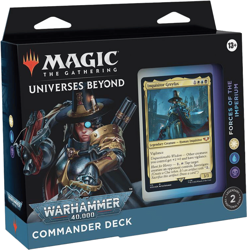 Warhammer 40000 Commander Deck Forces of the Imperium from Warhammer 40,000 Commander - Magic: The Gathering