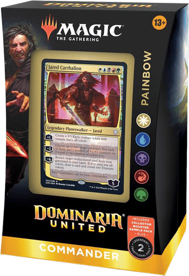 Product image for Dominaria United Commander Deck Painbow