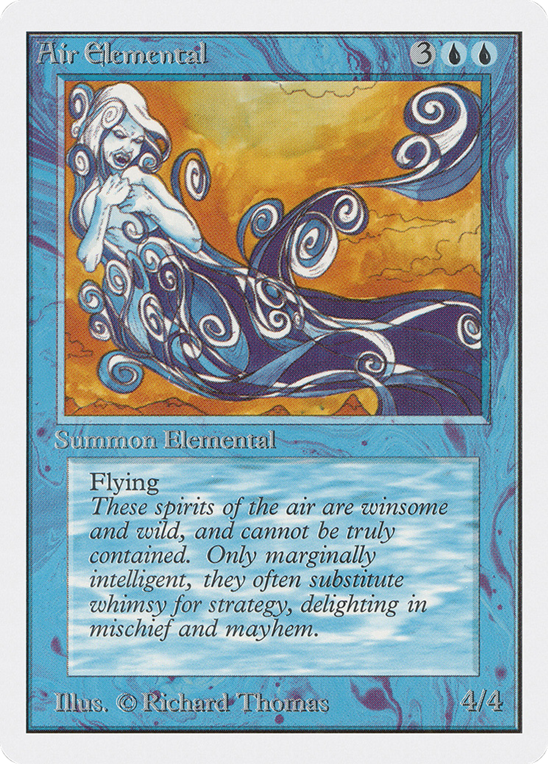 Air Elemental — Unlimited Edition — Magic: The Gathering
