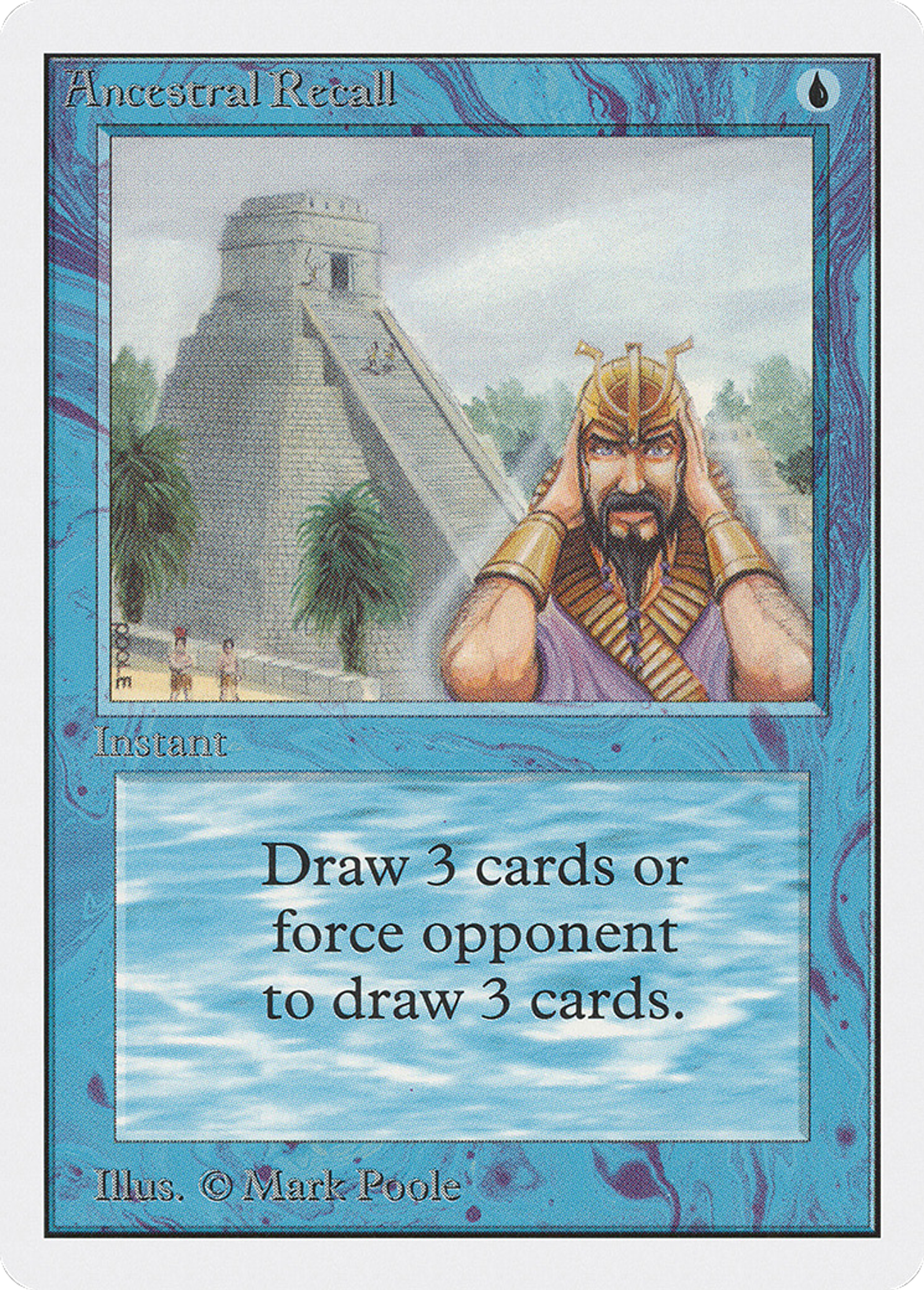 Ancestral Recall — Unlimited Edition — Magic: The Gathering