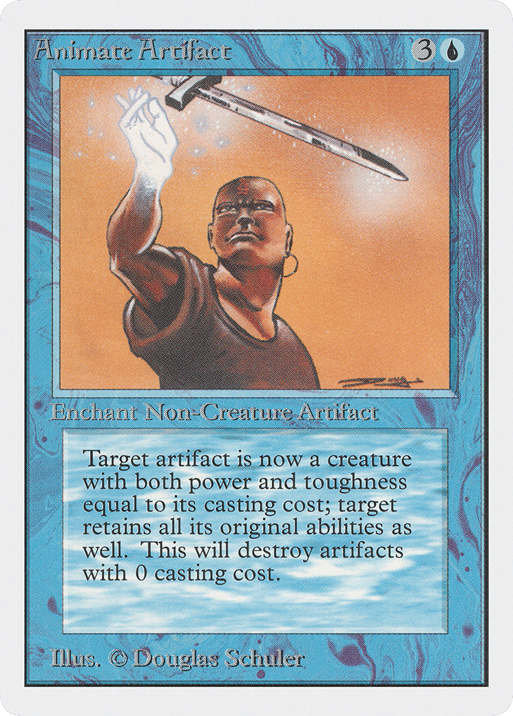 Animate Artifact — Unlimited Edition — Magic: The Gathering
