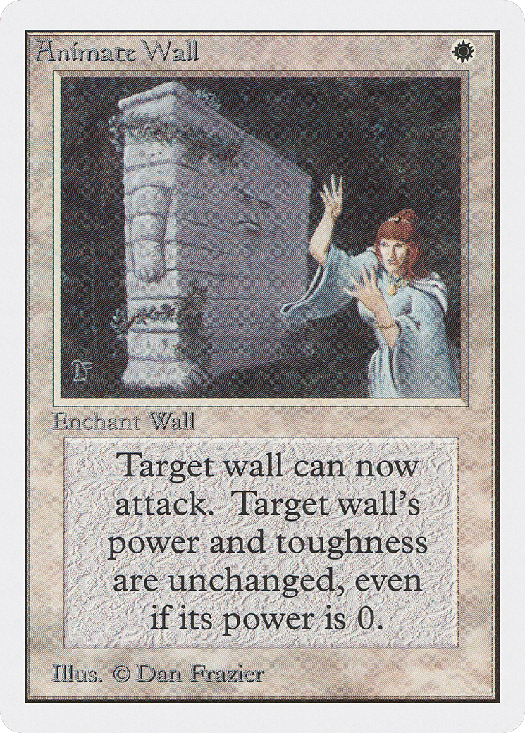 Animate Wall — Unlimited Edition — Magic: The Gathering