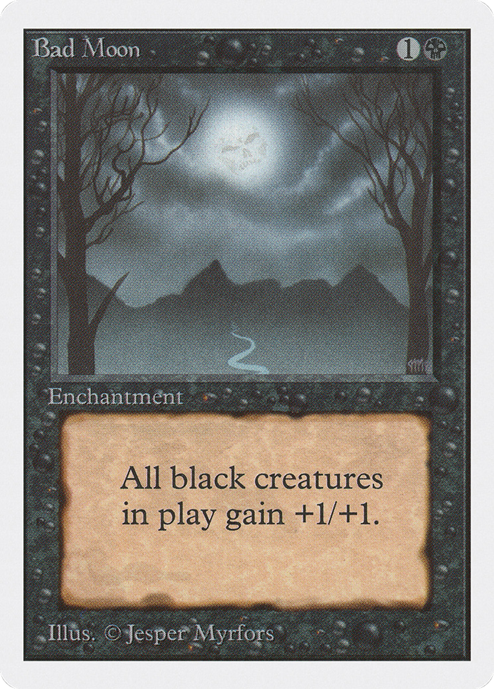 Bad Moon — Unlimited Edition — Magic: The Gathering
