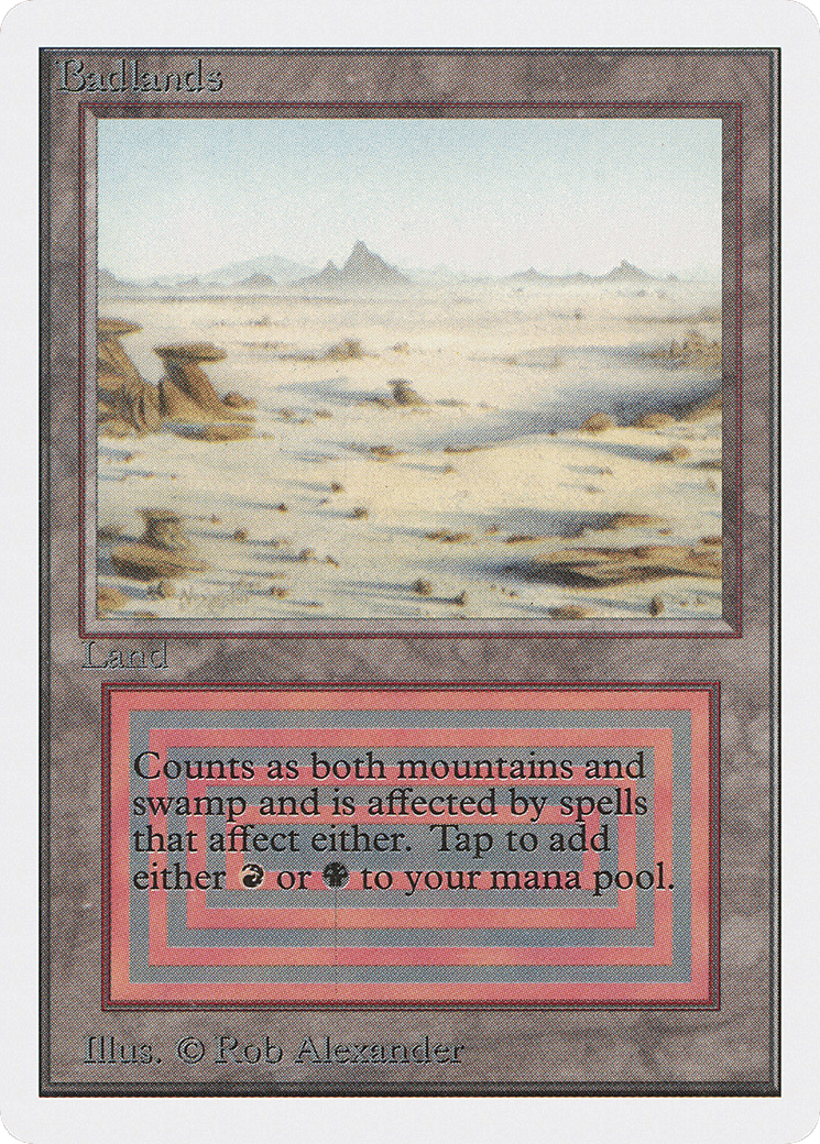 Badlands — Unlimited Edition — Magic: The Gathering