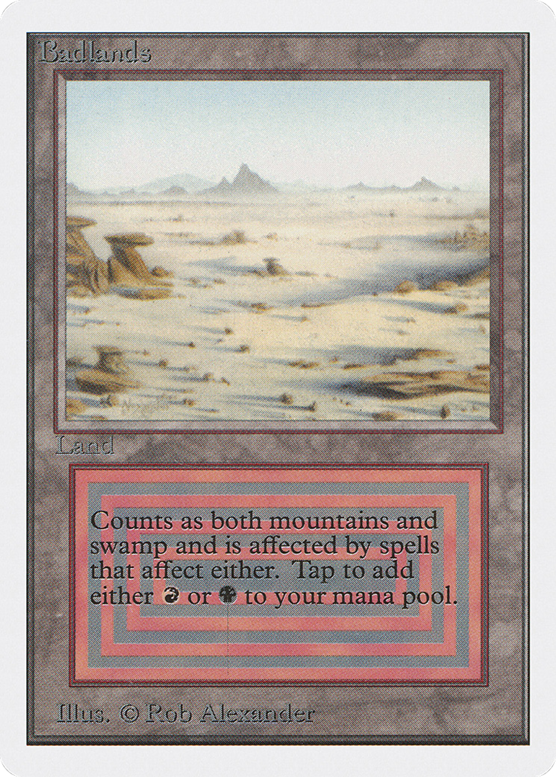 Badlands — Unlimited Edition — Magic: The Gathering