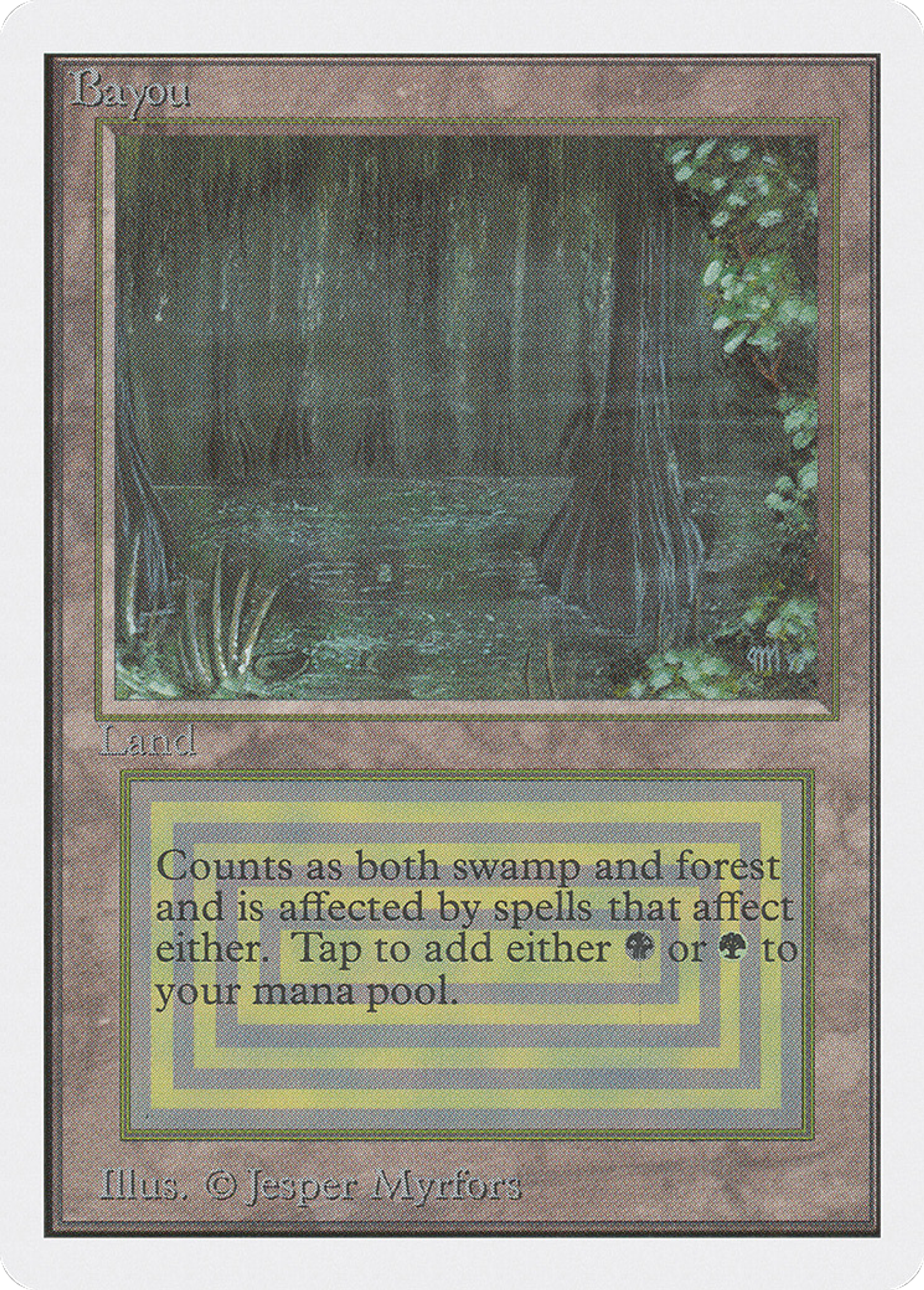 Bayou — Unlimited Edition — Magic: The Gathering