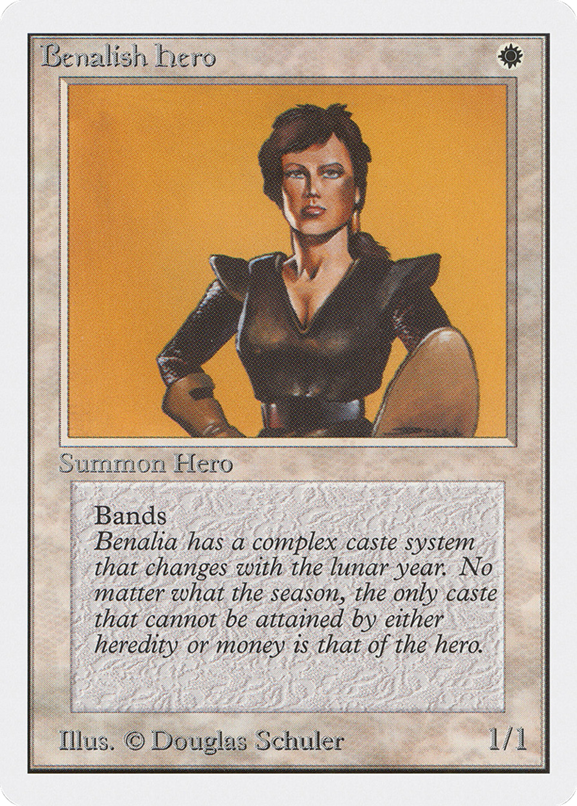 Benalish Hero — Unlimited Edition — Magic: The Gathering