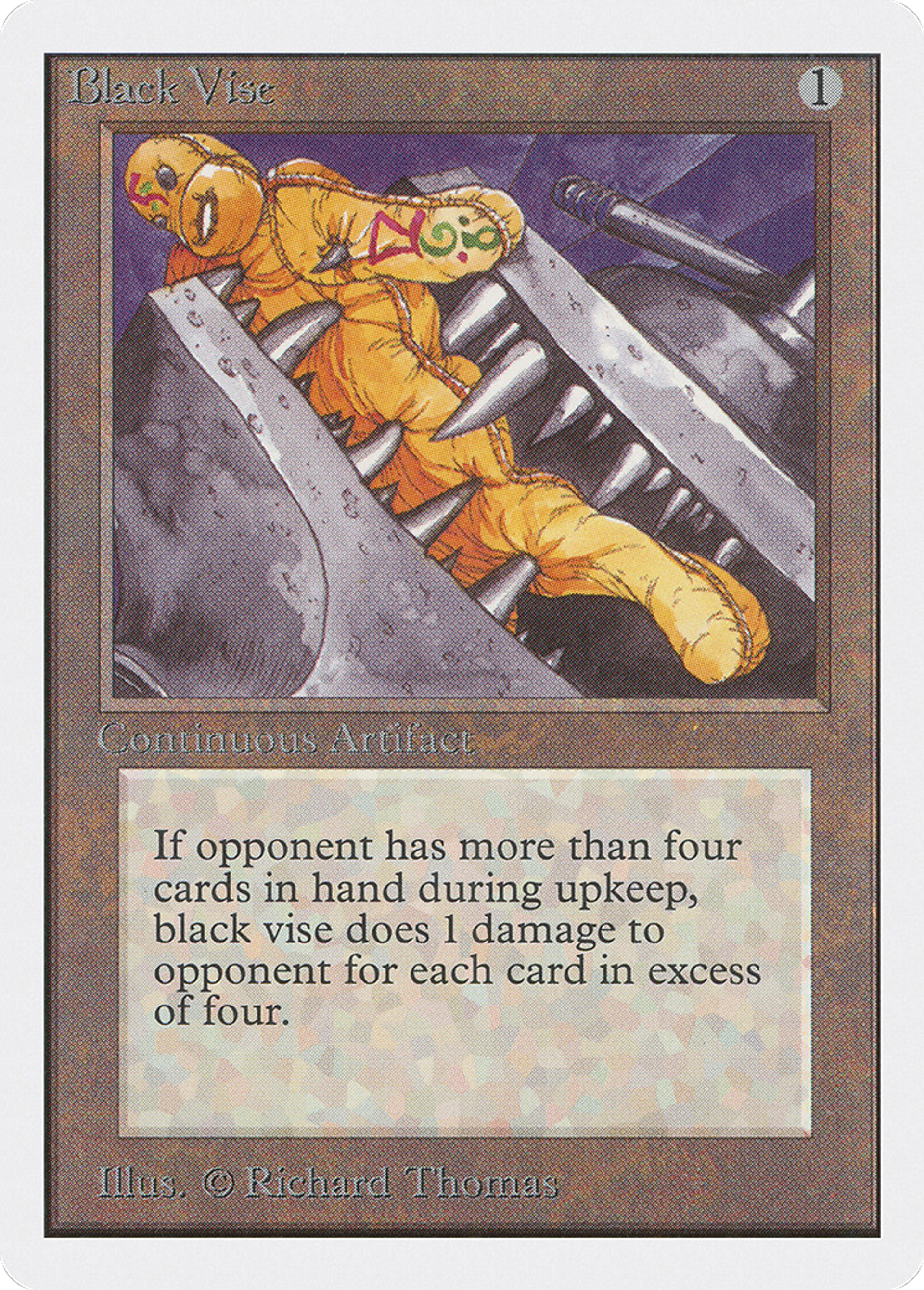 Black Vise — Unlimited Edition — Magic: The Gathering