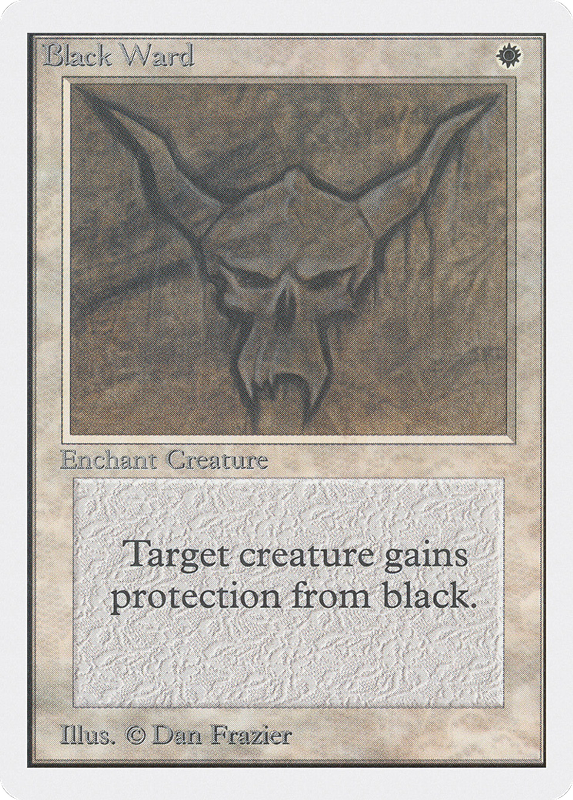 Black Ward — Unlimited Edition — Magic: The Gathering