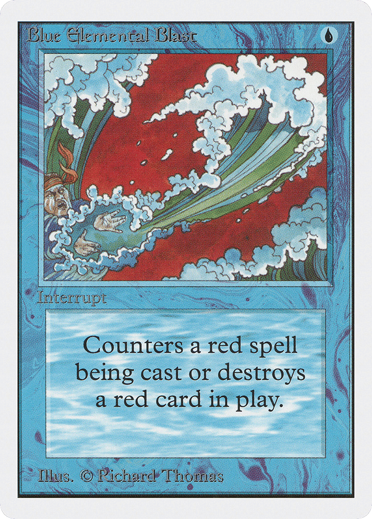 Salve élémentaire bleue — Unlimited Edition — Magic: The Gathering