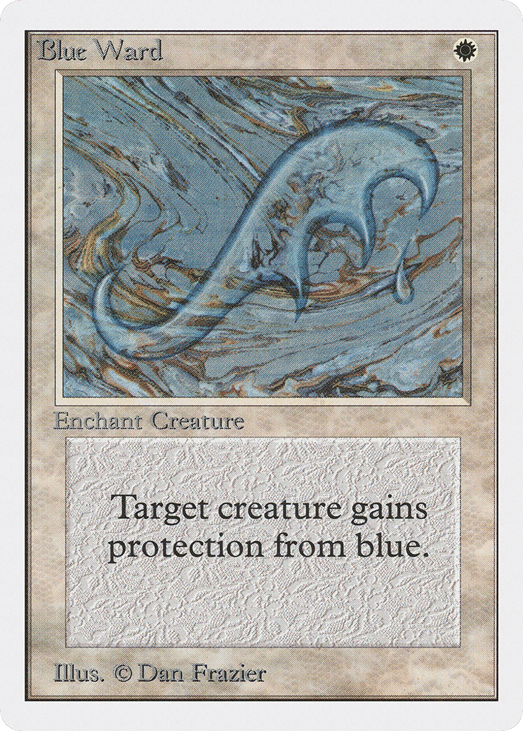 Blue Ward — Unlimited Edition — Magic: The Gathering