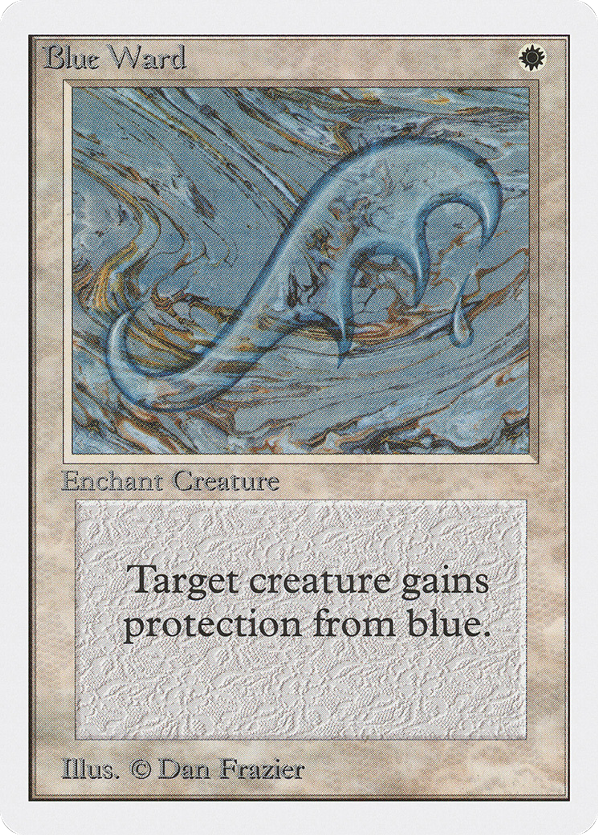 Blue Ward — Unlimited Edition — Magic: The Gathering