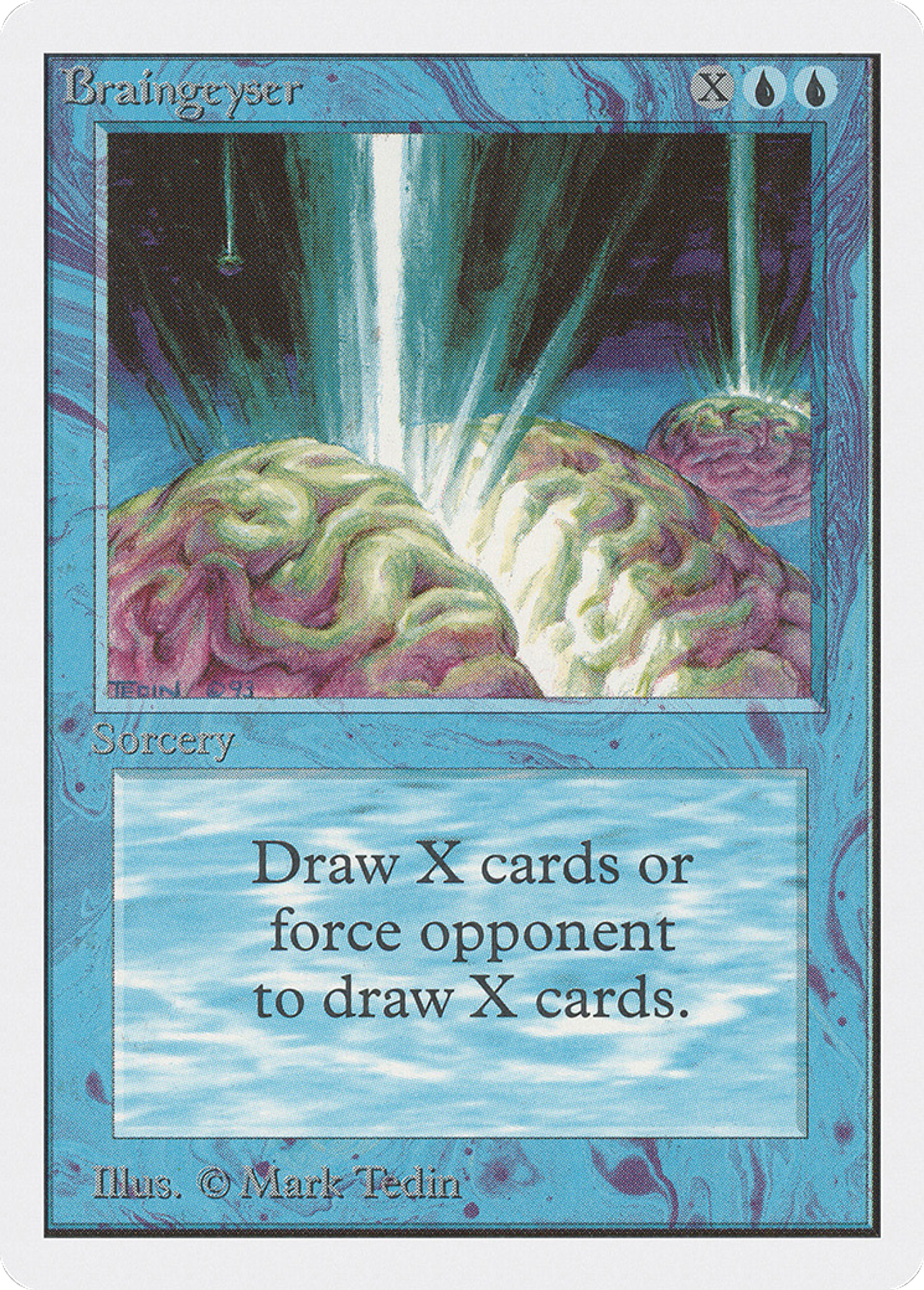 Braingeyser — Unlimited Edition — Magic: The Gathering