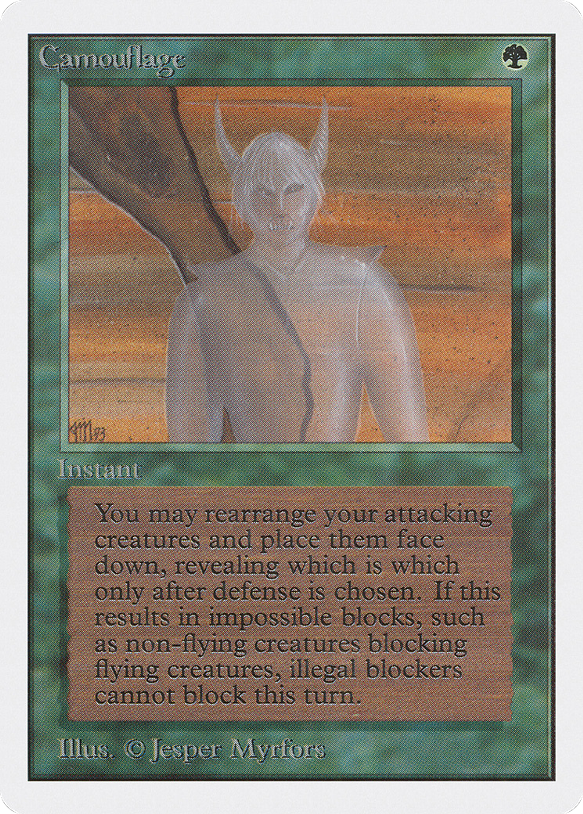 Camouflage — Unlimited Edition — Magic: The Gathering