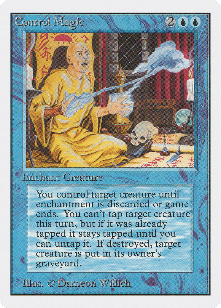 Control Magic — Unlimited Edition — Magic: The Gathering