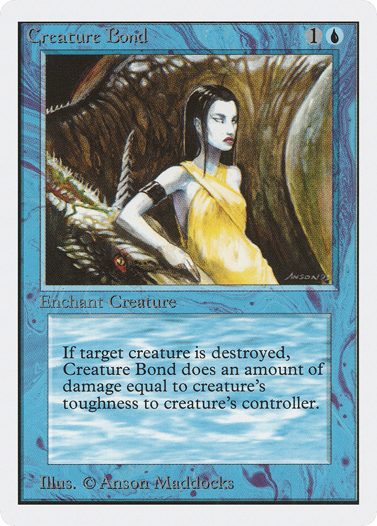 Creature Bond — Unlimited Edition — Magic: The Gathering